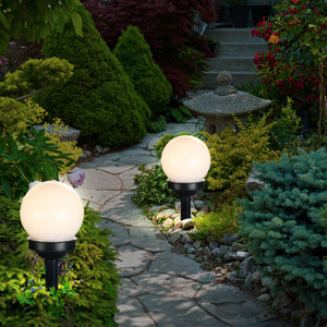 Solarna bastenska lampa - Kugla (4 kom u pakovanju)