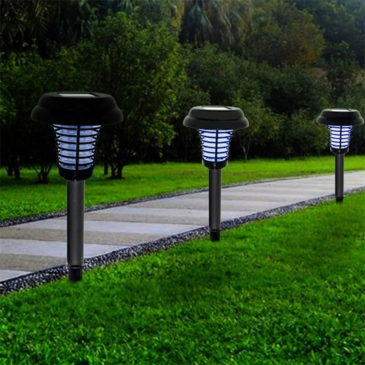 Baštenska solarna lampa protiv komaraca i insekata